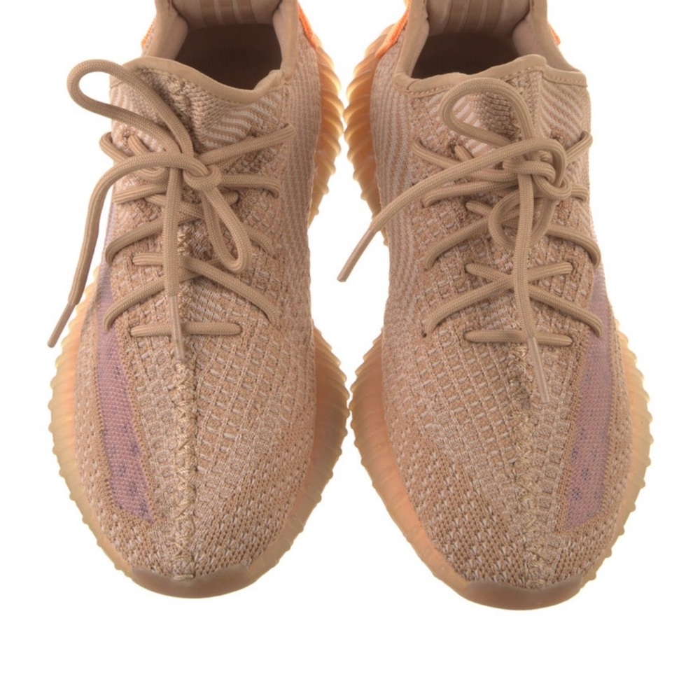 Yeezy Women's Sneakers in Tan and Orange